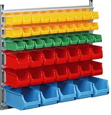 Allit Kleinteileregal ProfilPlus Depot 455935 silber 113,0 x 31,0 x 105,0 cm