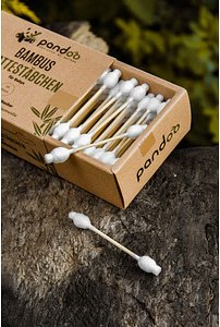 pandoo Wattestäbchen Baby weiß, 55 St.