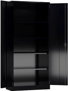 Thumbnail - ClassiX Metallschrank X-530349 tiefschwarz 92,0 x 42,0 x 194,5 cm, aufgebaut, 1 St.