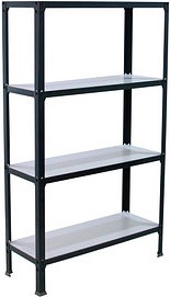 Simonrack Regal SIMONHOME CLICK MINI 8425437104459 anthrazit, weiß 80,0 x 30,0 x 160,0 cm