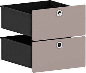 viasit System4 Schubladen taupe 37,5 x 37,5 x 37,5 cm