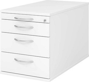 Thumbnail - HAMMERBACHER TC30 Rollcontainer weiß 4 Auszüge 42,8 x 80,0 x 51,2 cm