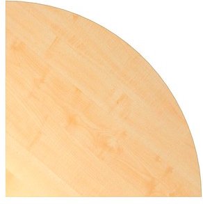 HAMMERBACHER Verbindungsplatte Popular ahorn, dreieckig abgerundet 80,0 x 80,0 x 2,5 cm