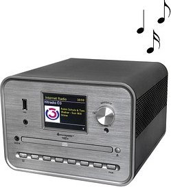 soundmaster ICD1050SW Internetradio grau