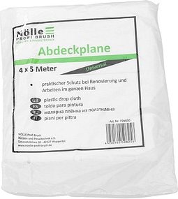 Nölle Abdeckfolie 4,0 x 5,0 m transparent 6,0 my