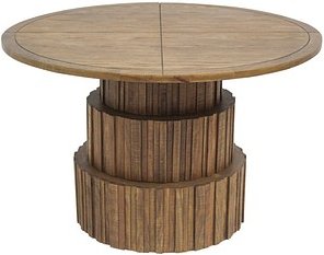 Garden Pleasure Gartentisch NADI walnuss rund 120,0 x 120,0 x 77,0 cm