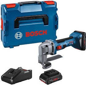 AKTION: BOSCH Professional GSC 18V-16 E Akku-Blechschere 18,0 V, mit 2 Akkus mit Prämie nach Registrierung