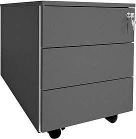 Kerkmann Prime Rollcontainer anthrazit 3 Auszüge 42,0 x 80,0 x 54,0 cm