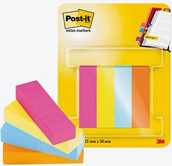 Thumbnail - Post-it® Page Marker Poptimistic Haftmarker farbsortiert 4x 50 Streifen