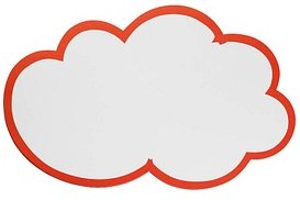 FRANKEN Moderationskarten weiß, rot 37,0 x 62,0 cm, 20 St.