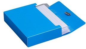 M&M Karteikasten DIN A7 für 100 Karteikarten ocean-blue ohne Deckel