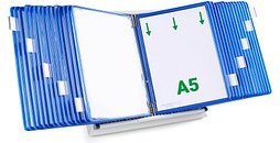 Thumbnail - tarifold Sichttafelsystem 435301 DIN A5 blau mit 30 St. Sichttafeln, 1 St.