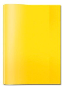 Thumbnail - HERMA Heftumschlag transparent gelb Kunststoff DIN A4