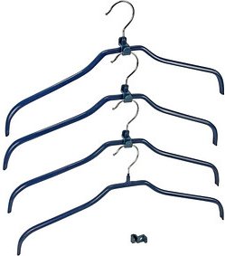 WENKO Kleiderbügel Multi blau, 12 St.