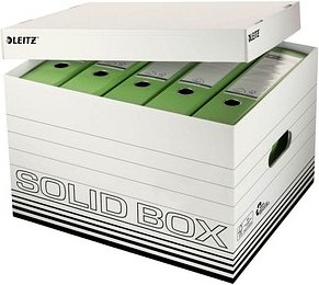 Thumbnail - 10 LEITZ Archivcontainer Solid weiß 45,0 x 34,6 x 30,5 cm