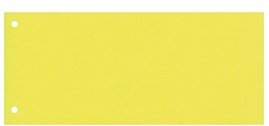 Thumbnail - Wekre Trennstreifen gelb, 180 g/m² Karton 24,0 x 10,5 cm, 100 Blatt