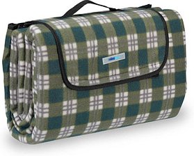 relaxdays Picknickdecke isoliert dunkelgrün 200,0 x 200,0 cm