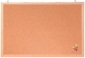 FRANKEN Pinnwand 100,0 x 60,0 cm Kork braun