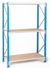 Manorga Schwerlast-Weitspannregal EPSIVOL ZR2015103F4D lichtgrau 150,0 x 100,0 x 200,0 cm