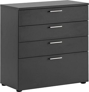 Thumbnail - MÖBELPARTNER 1500 Schubladenschrank anthrazit 4 Schubladen 80,2 x 41,0 x 84,2 cm