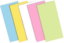 Moderationskarten farbsortiert 20,0 x 10,0 cm, 500 St.