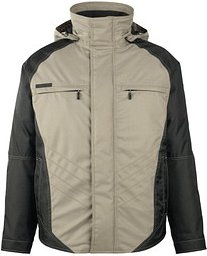 Thumbnail - MASCOT® unisex Pilotenjacke Frankfurt khaki, schwarz Größe S