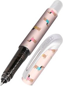 ONLINE® Rollerball College Dackel Tintenroller mehrfarbig 0,7 mm, Schreibfarbe: blau, 1 St.