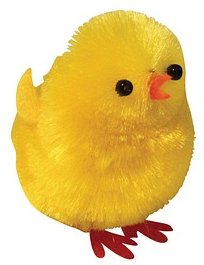 Rayher Dekoartikel gelb Küken aus Seidenchenille, 6 St.