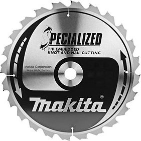 makita B-42363 SPECIALIZED Kreissägeblatt 190,0 mm, 24 Zähne, 1 St.