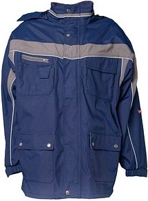 PLANAM® unisex Winterjacke PLALINE marine, zink Größe 3XL