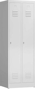 ClassiX Spind lichtgrau X-510120, 2 Schließfächer 59,0 x 50,0 x 180,0 cm