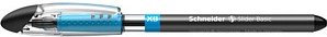 Schneider Kugelschreiber Slider Basic XB schwarz/transparent, Schreibfarbe: schwarz, 10 St.