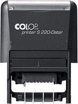 COLOP Datumstempel Printer S 220N selbstfärbend schwarz ohne Logo, 1 St.