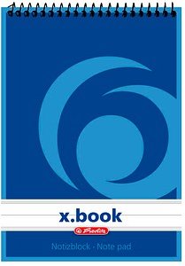 herlitz Notizblock x.book DIN A6 liniert, 1 St.