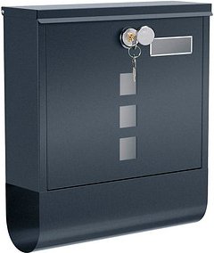 SONGMICS Briefkasten GMB20AG anthrazit