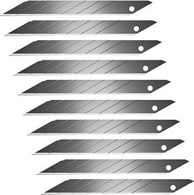 Thumbnail - 10 Hansa Cuttermesser-Klingen schwarz 9 mm