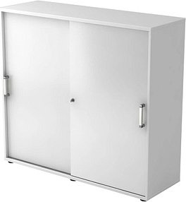 HAMMERBACHER Schiebetürenschrank 1753S, V1753S/W/W/CE weiß 2 Fachböden 120,0 x 40,0 x 110,0 cm