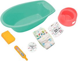 Thumbnail - Heless® Badewannenset Pinguin Puppenzubehör