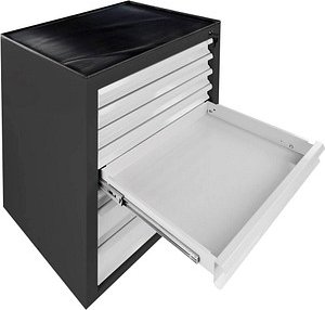 ADB MAMMUT MAXI Schubladenschrank lichtgrau, anthrazit 8 Schubladen 71,0 x 55,0 x 90,0 cm