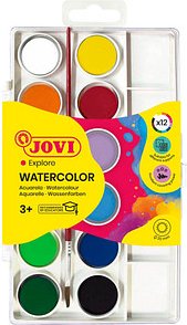 JOVI Wasserfarbkasten 12 Farben