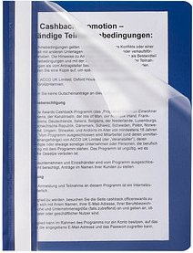 Thumbnail - Schnellhefter Kunststoff blau DIN A5, 1 St.