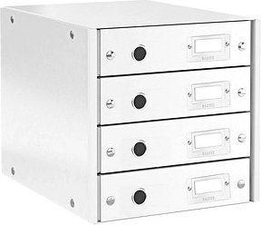 Thumbnail - AKTION: LEITZ Schubladenbox Click & Store weiß 60490001, DIN A4 mit 4 Schubladen, 1 St. mit Prämie nach Registrierung