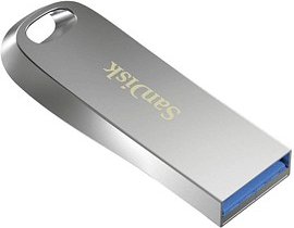 SanDisk USB-Stick Ultra Luxe silber 256 GB, 1 St.