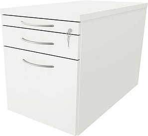 fm Sidney Rollcontainer weiß 3 Auszüge 43,4 x 80,0 x 54,0 cm