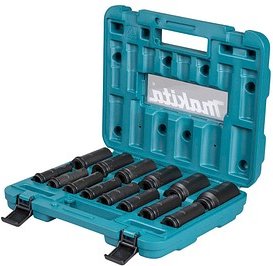 makita Steckschlüssel-Satz IMPACT BLACK 1/2" E-16586 14-teilig