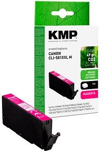 KMP magenta Druckerpatrone kompatibel zu Canon CLI-581 M XXL
