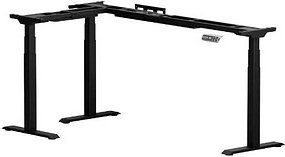 FlexiSpot E7L elektrisch höhenverstellbares Schreibtischgestell schwarz ohne Tischplatte, T-Fuß-Gestell schwarz 127,5 - ...