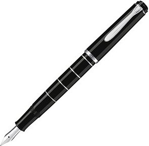 Pelikan Classic M 215 Kolbenfüller schwarz hochglänzend B (breit)
