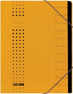 Thumbnail - ELBA Ordnungsmappen chic 12 Fächer gelb, 5 St.