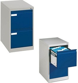 CP C 2000 Acurado Hängeregistraturschrank lichtgrau, enzianblau 2 Schubladen 43,3 x 59,0 x 73,3 cm, 1 St.